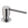 MIFULY Soap Dispeser for Kitchen Sink, Bult in Soap Dispenser, Kitchen Bathroom Sink Deck Mount Soap or Lotion Pump Dispenser Brushed Nickel,