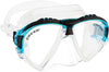 Cressi Adult Matrix Snorkelling Mask - Clear/Aquamarine