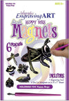 Holographic Engraving Art Magnets-Happy Bugs