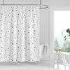 Tennove Shower Curtain Mould Resistant Terrazzo Bathroom Curtain Waterproof Polyester Fabric Wet Room Bathtub Shower Curtain,Weighted Hem,Quick