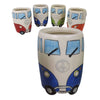 VW Camper Van Ceramic Utensils Jar (Blue)