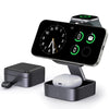 Keepro 3 in 1 Wireless Charging Station for iPhone Magnetic Portable, MagSafe Wireless Charger Stand for iPhone Air/17/16/15/14/13/12, AirPods Pro 3 2