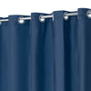 ABLUEN No Hook PEVA Shower Curtain or Liner - 8G Heavy Duty Blue Bathroom Shower Curtain No Hooks Required, Waterproof Plastic & PVC Free, Standard