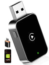 PURSPIR Wireless CarPlay Adapter UK 2025 Upgrade Car Play Adapter for Converting Wired to Wireless, USB/Type-C Plug & Play Stable Connection, No