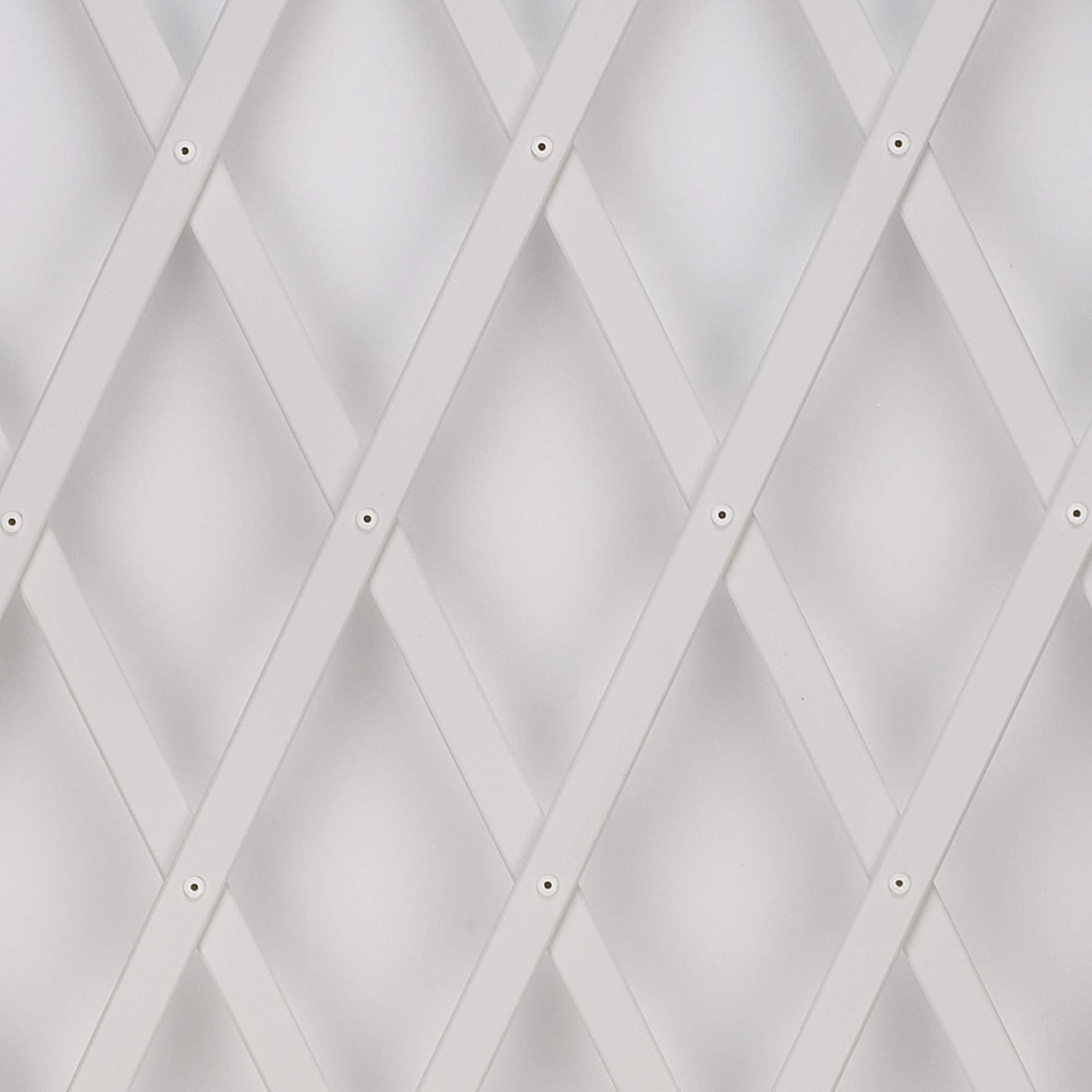Trepls Extendable PVC Trellis 1,00x3 m Bianco