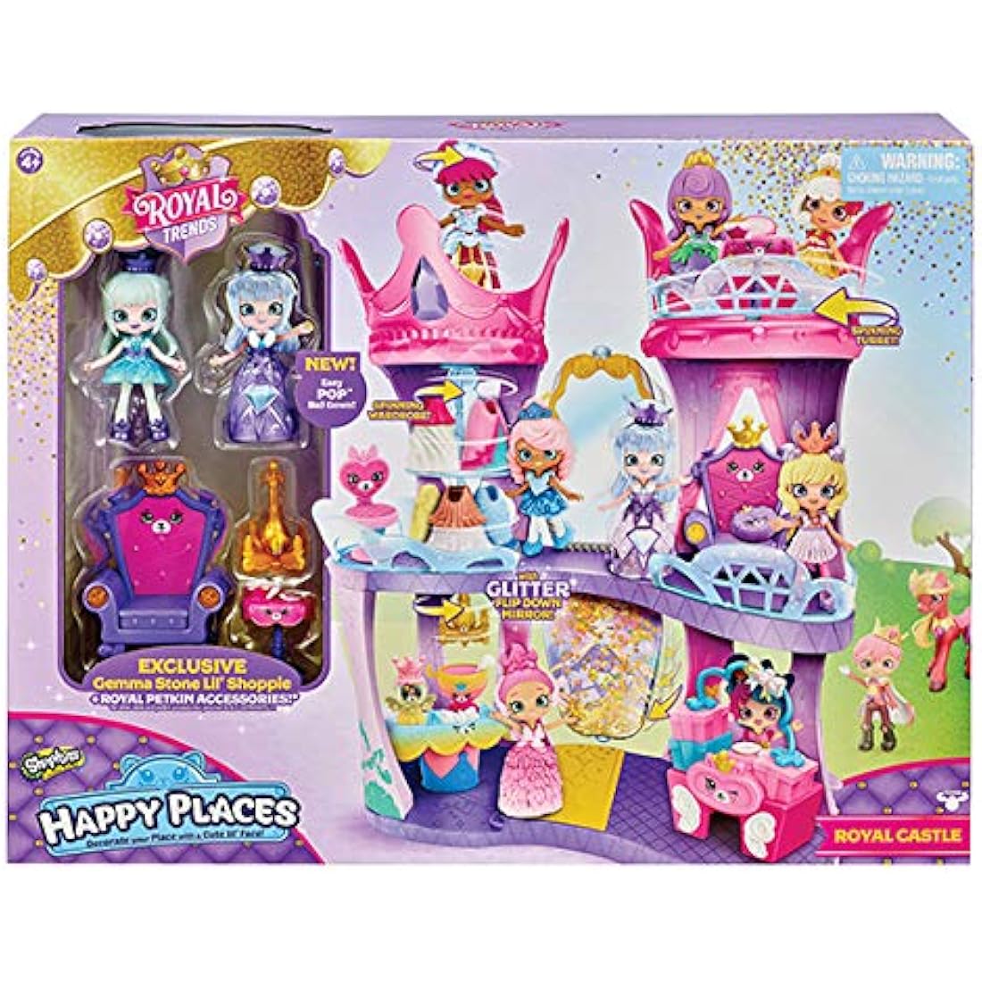 Shopkins Happy Places Royal Trends Castle Playset