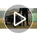 Portal Festival Trolley with Adjustable Tailgate Brakes 300L Beach Trolley for Sand with Wide Wheels Camping Cart Heavy Duty Folding Wagon Collapsible Trailer Buggy for Garden Event