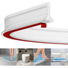 Wet Room Floor Barrier, 2m Rubber Shower Tray Sealing Strip, Self-Adhesive Shower Splash Guard, Shower Threshold Water Barrier, Flexible Shower Screen