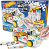 BLADEZ Hot Wheels Custom Super Van, DIY Van, Make Your Own/Build Your Own, Pull Back Vehicle for Kids, Customisable with pens and Stickers, Creative Maker Kitz Toyz