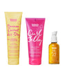 Umberto Giannini Curly Hair Routine for Type 2 Waves (3 Proucts) Style Waves for Maximum Definition & Shine - Vegan & Cruelty Free