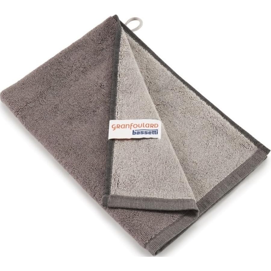 Bassetti New Shades 9327864 Guest Towel 100% Cotton Grey G1 40 x 60 cm