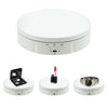 Mcbazel 360 Degree Rotating Display Stand for Photography,Electric Rotating Turntable Motorized Rotating Stand Display Table 10KG Load for Jewelry,