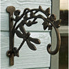 Bowley & Jackson Decorative cast iron dragonfly garden hanging basket bracket