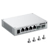 SODOLA 6 Port 2.5Gb Unmanaged Ethernet Switch, 4X2.5G Base-T Ports & 2X10G SFP+, Aluminum Cooling & Magnetic Mounting, Plug & Play, Fanless Network