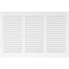 12" x 8" Inch / 300 x 200 mm White Air Vent Cover - Quality Steel Return Air Grilles - for Ceiling and Sidewall - HVAC - with Insect Protection Screen