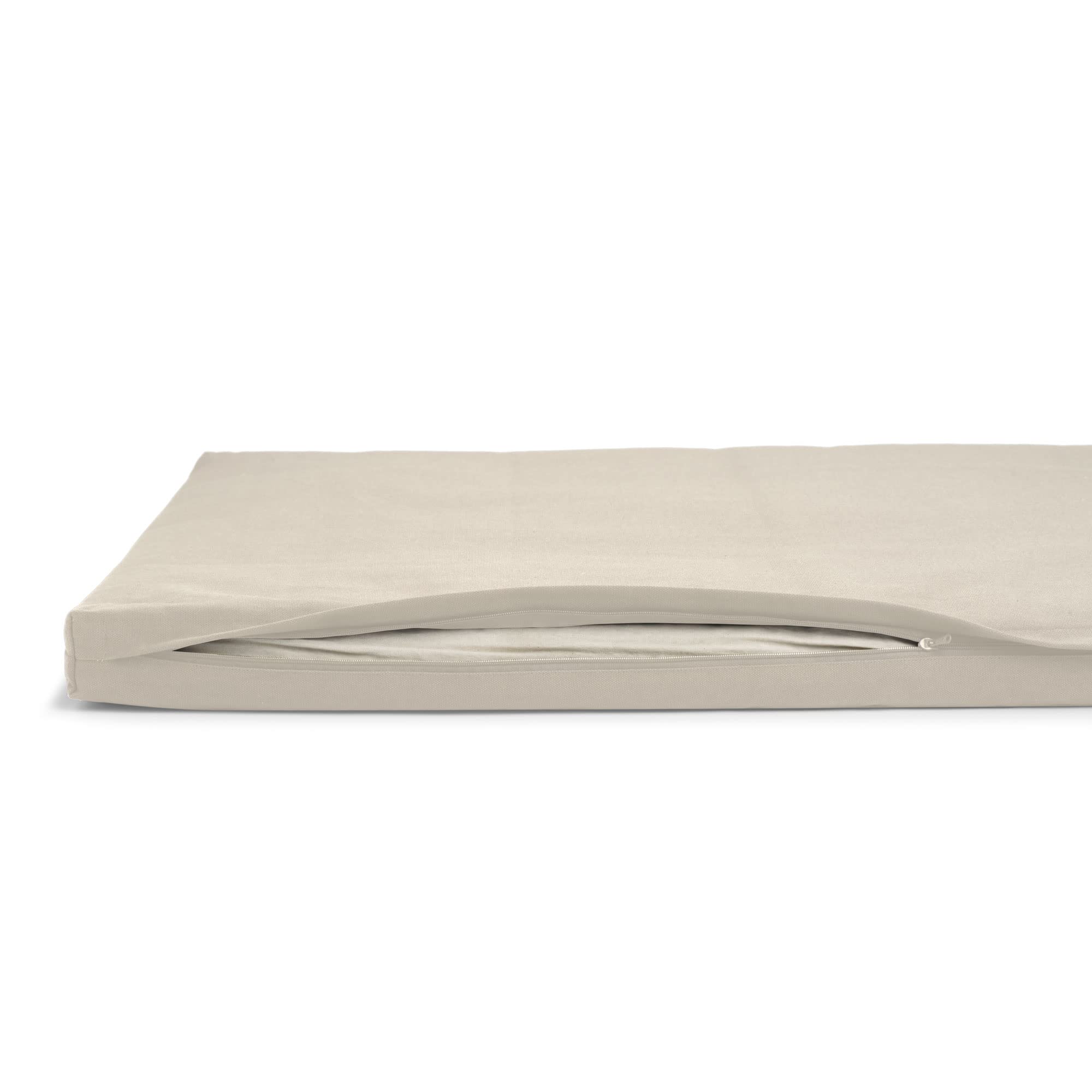 basaho Zabuton Meditation Mat | Organic Cotton | Recycled Fibre Filling (Natural)