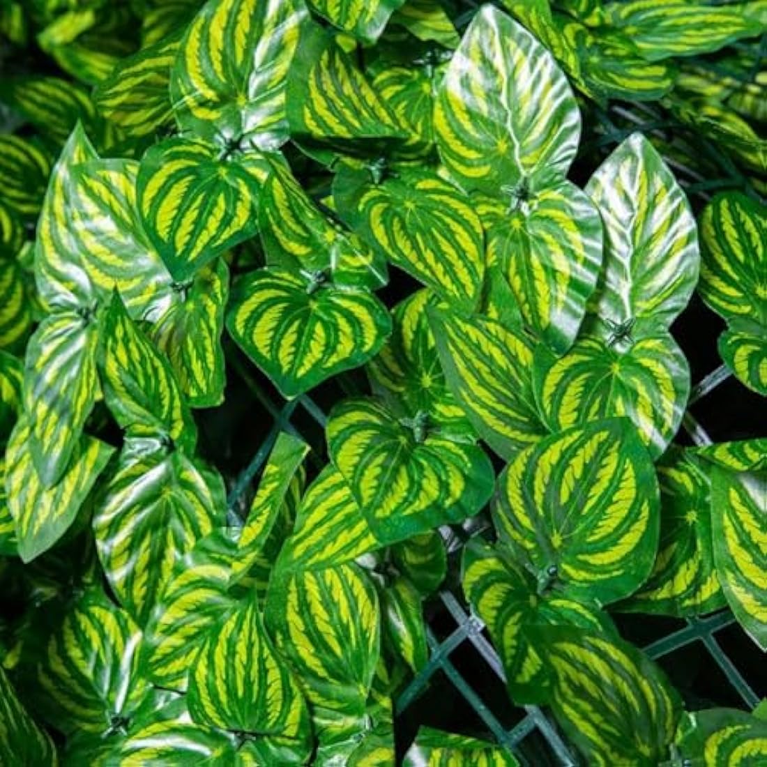 REOVE Artificial Ivy Privacy Fence, Green Plastic Leaf Fence Panels Artificial Leaf Screen Hedge Privacy Fence Roll Wall Landscaping for Outdoor Decor, Garden