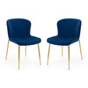 Julian Bowen Set Of 2 Harper Dining Chairs, Blue