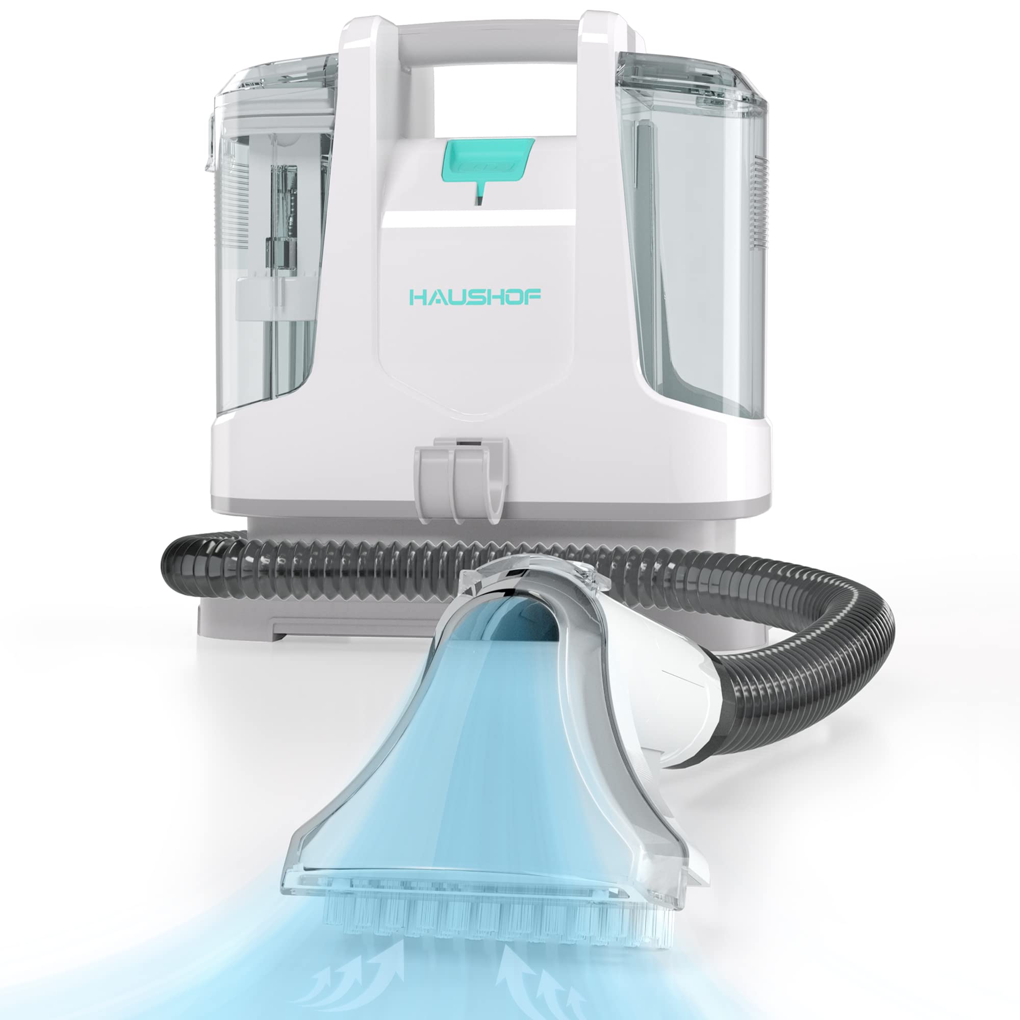 HAUSHOF StainZapper Spot Carpet Cleaner Machine | 400w Portable Carpet and Upholstery Cleaner | Small Lightweight Handheld Carpet Cleaner | Perfect