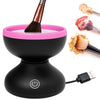 Make up Brush Cleaner Machine Wash in Seconds, 3.5" Portable Electric Makeup Brushes Cleaner, Various Types of Makeup Brushes Cleaning Available,
