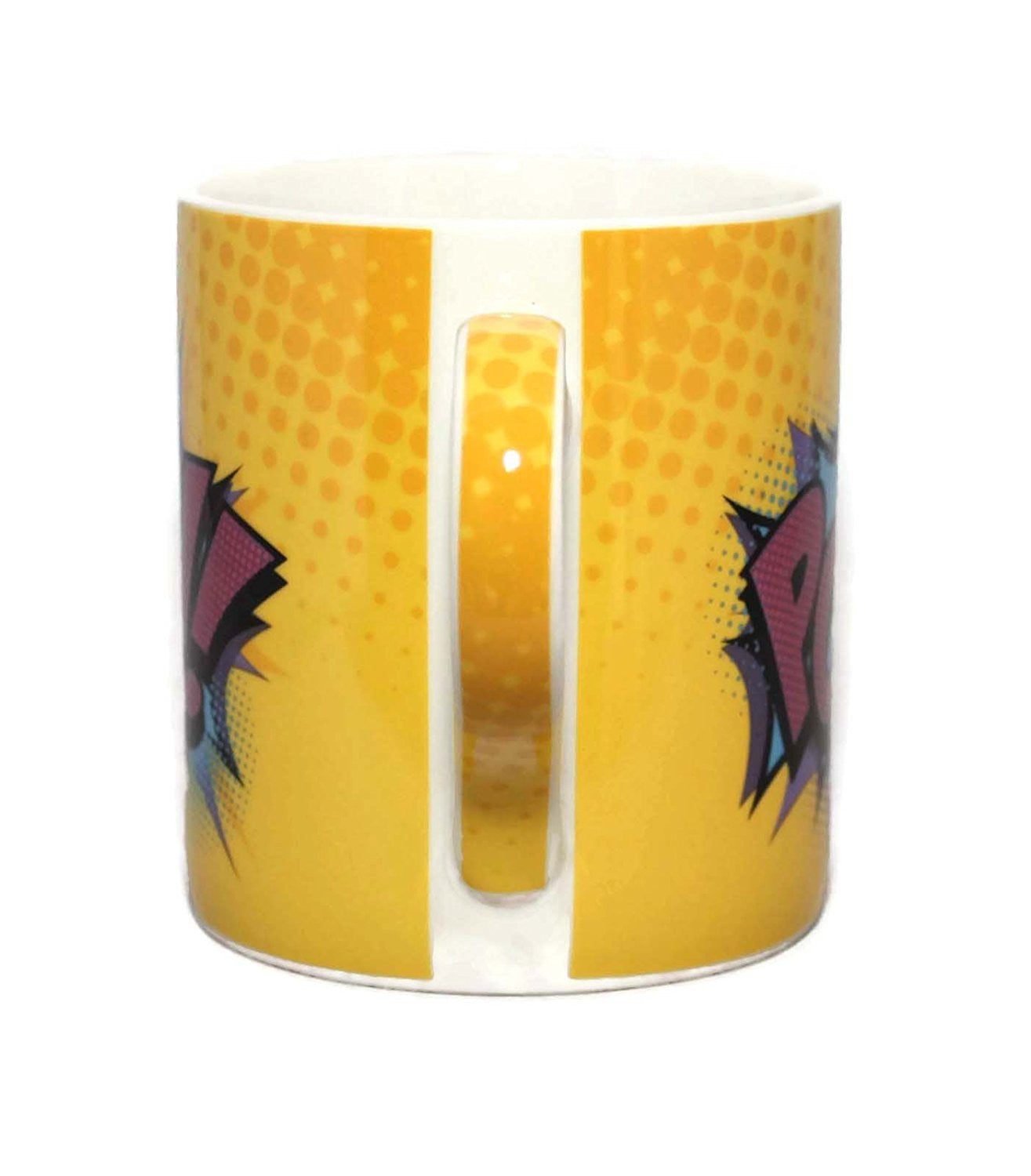 Superhero Comic Style Pow! Fine China Mug