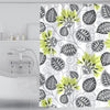 GONOVE Shower Curtain 200 x 200cm Mildew Resistant Waterproof Polyester Fabric Flowers Bathroom Shower Curtain Liner Long Washable Bath Curtain with