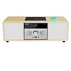 DAB Radio Stereo System, Vintage Wooden Hi-Fi Music System with CD Player, Bluetooth, DAB+/FM Radio, USB/AUX Input, Remote Control, Compact Radio &