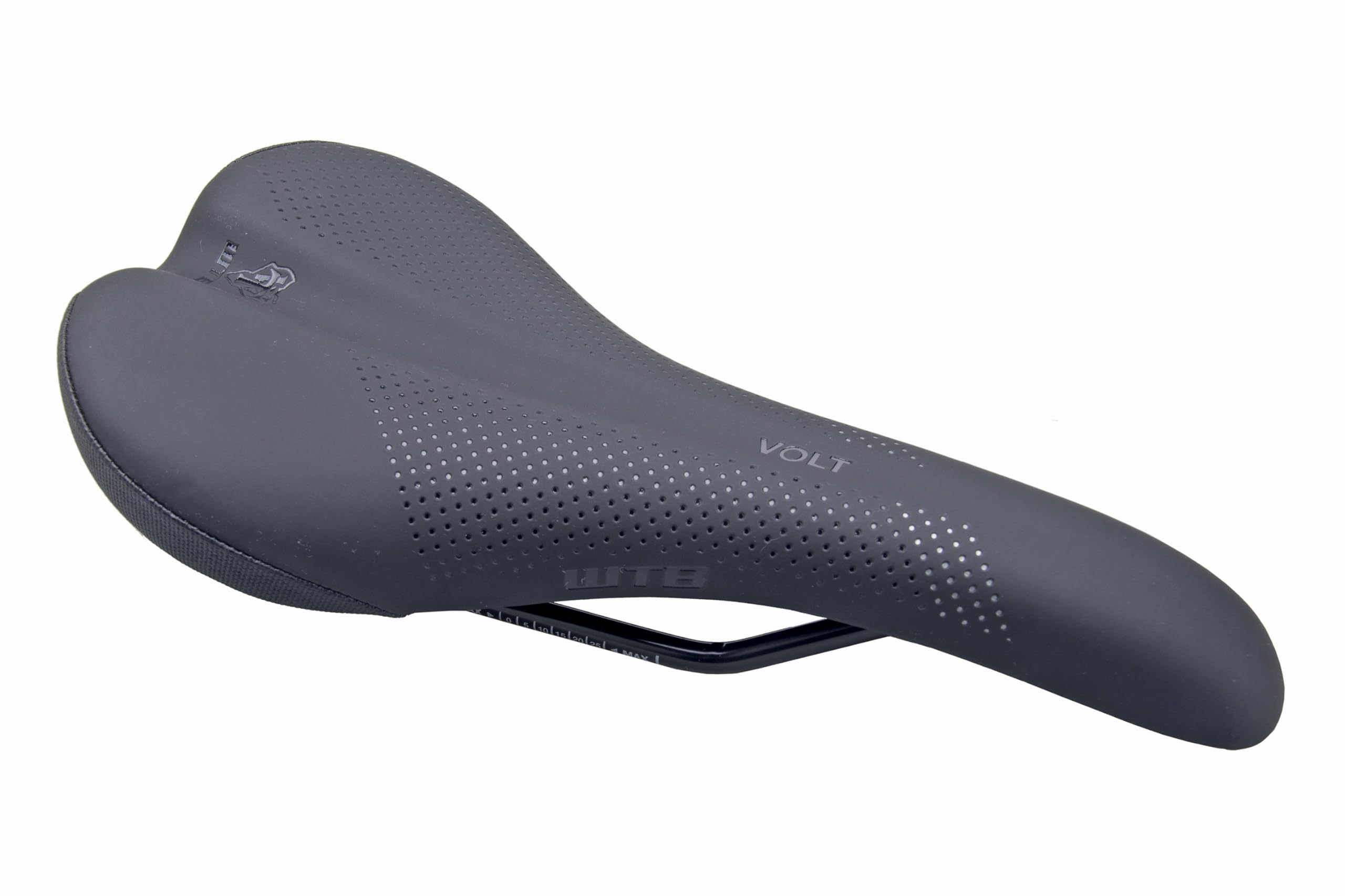 WTB Volt Medium Width Medium Padding Bike Saddle ? Steel Rails | Comfortable Mountain Bike Seat, 142mm Width Bike Seat | Durable, Contoured MTB Seat