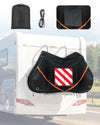 SUPAREE 2 Bikes Bicycle Cover Storage Outdoor Folding Bike Cover Waterproof Bike Covers for Transport 2 Bikes 420D Oxford Heavy Duty for Motorhome Car