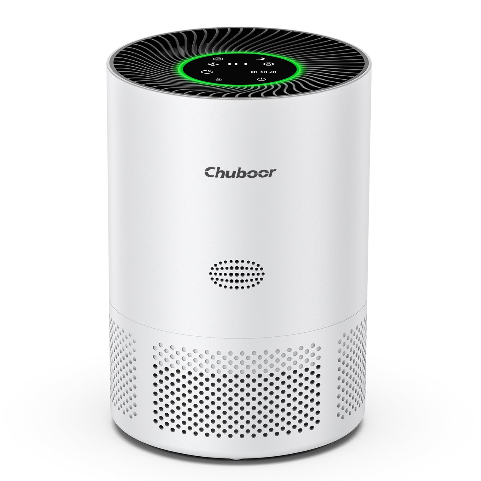 Chuboor Air Purifier for Bedroom Home, up to 1200ft?, 5 Speed, 3 Timer, Quiet Sleep Mode, HEPA Air Purifier for Bedroom/office/Living Room for Pet