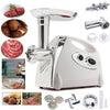 LUKVCIY Meat Grinder Electric, Mince Meat Machine 2800w, Meat Mincer and Sausage Maker Kit, 3 Slicers (Stainless Steel), Meat Grinder Machine for Home