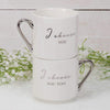 Amore Stackable Mug Gift Set - I Choose You Too Engagement Gift Idea