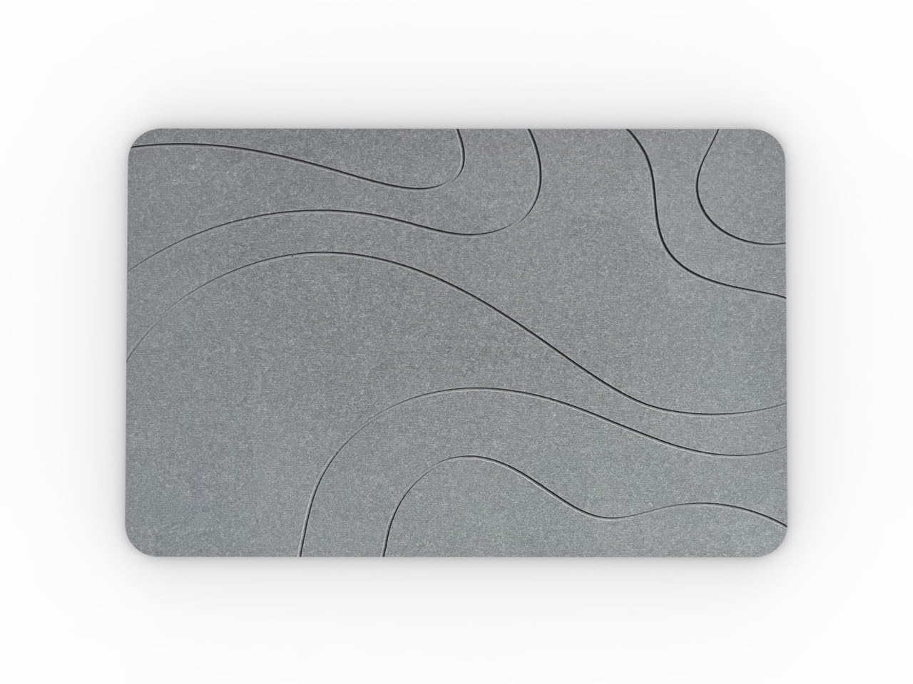 ALIGMA Diatomite Stone Bath Mat Quick Dry Absorbent Non Slip Anti Mold Anti Bacterial Durable Natural Material Hygienic Floor Mat for Bathroom Kitchen
