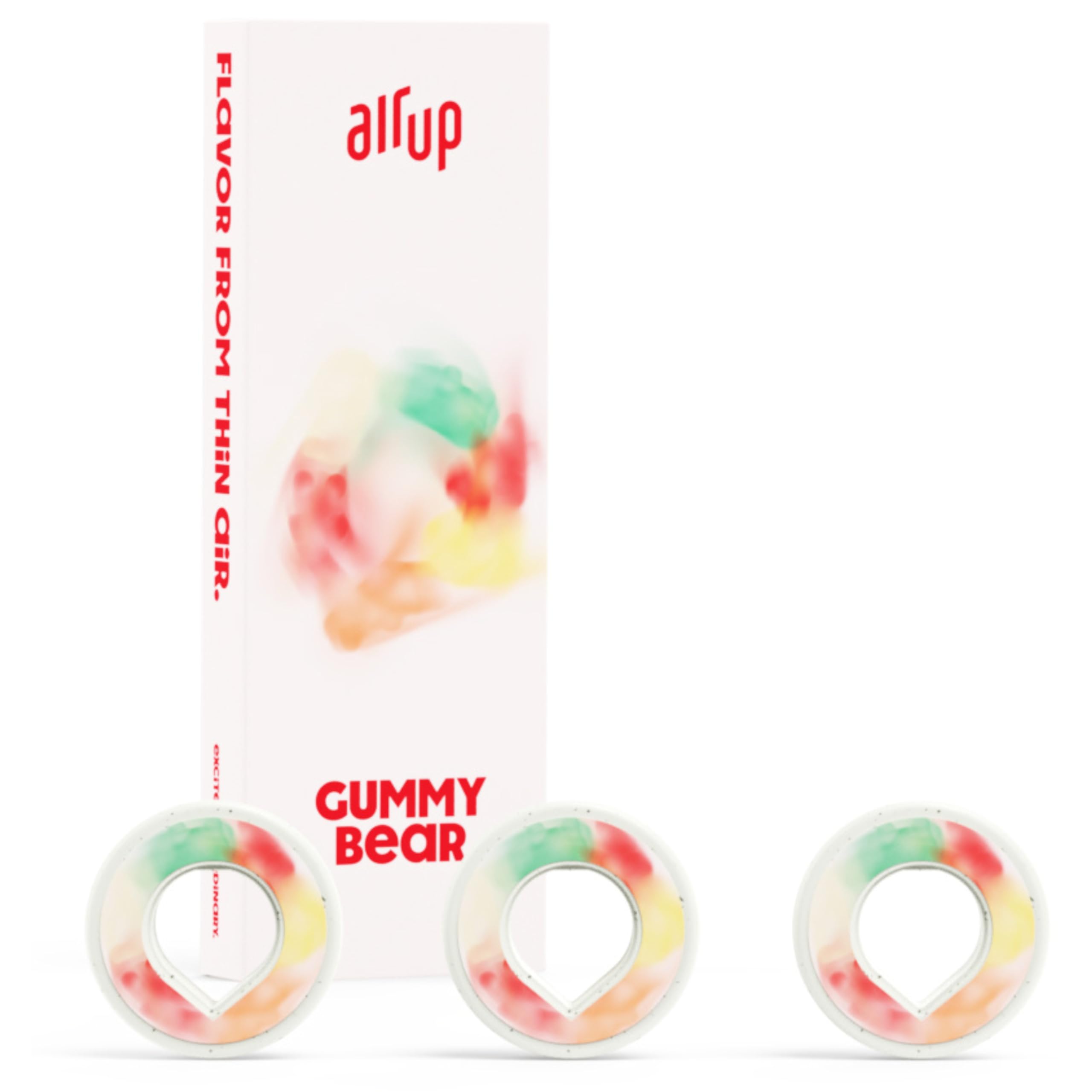 air up? 3 Pods Gummy Bear | Tasting Set Flavour Pods for 15 litres of sugar-free Water Flavour: Gummy Bear | For original air up? bottle