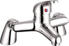 Veebath Bath Filler Tap, Bathroom Taps Shower Mixer Tap, Bath Tub Single Lever Tap, Bath and Basin Taps, Chrome Finish with G3/4", Shower Mixer with