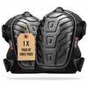 COMFORTGUARD Black Edition Professional Work Knee Pads with Heavy-Duty Foam & Gel Cushion ? Adjustable Straps with Easy-Fix Clips ? Comfortable