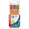 STABILO point 88 - Fineliner - Pack of 8 - Assorted Colours