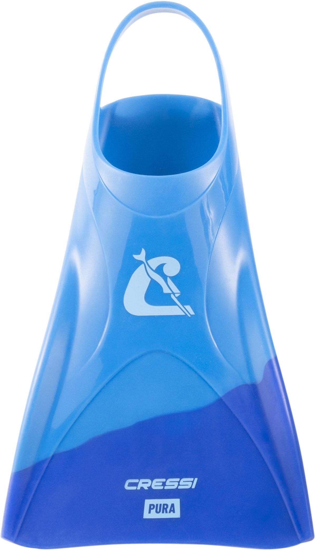 CRESSI Adult Swim Fins - Flexible Silicone for Comfortable and Durable Use, Blue/Azure, 38/40 - Pura: Designed in Italy