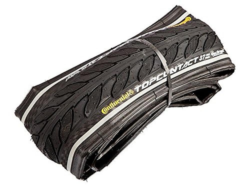 Continental Top Contact II Fold Reflex Bike Tire, Black, 700cm x 37