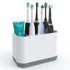 Linkidea Electric Tooth Brush Holder, Plastic Tooth Brush Stand, 6 Slots Countertop Organizer for Power Toothbrush Compatible with Oral-B iO Series,