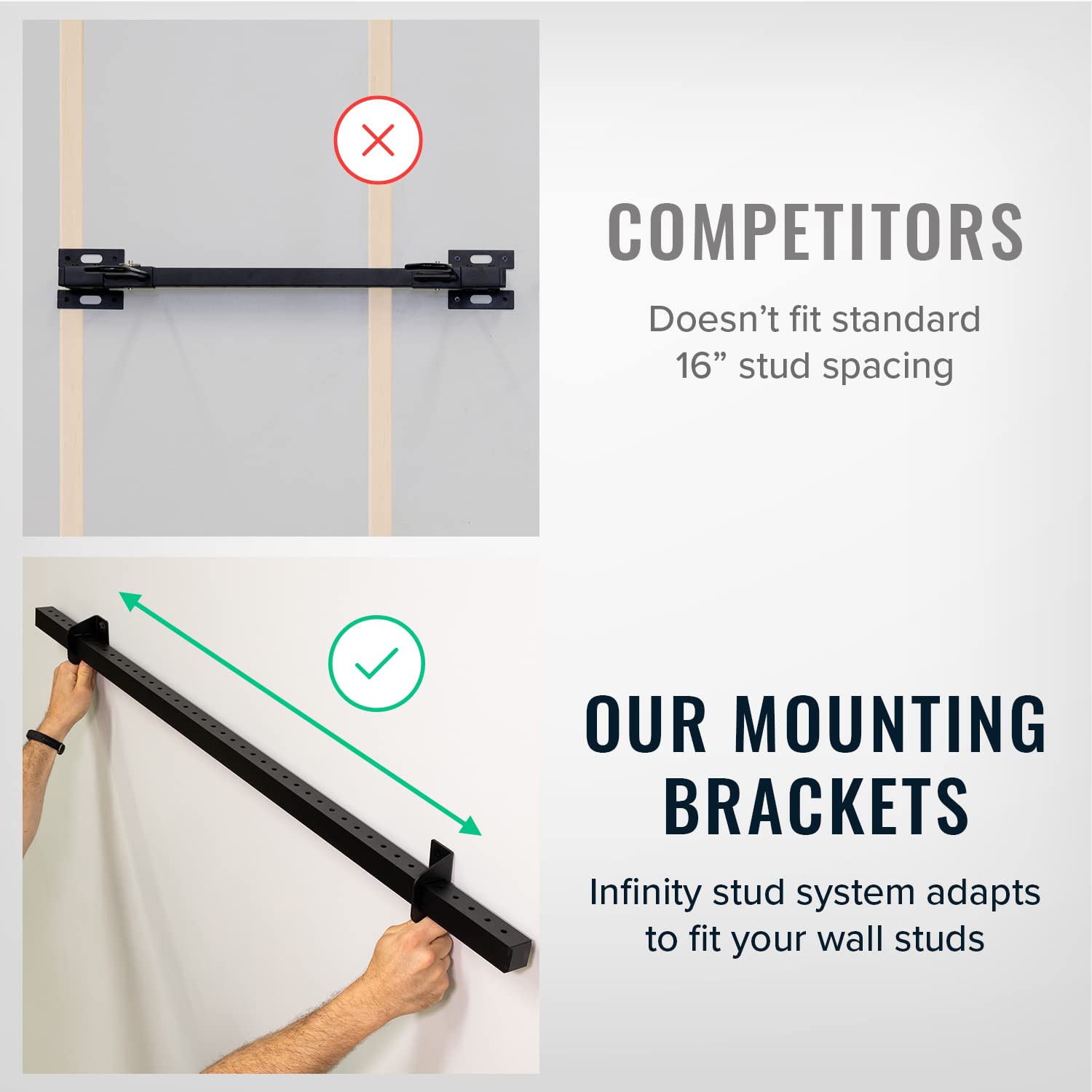 StoreYourBoard 5 Bike Storage Rack, Cycling Wall Mount Hook System, Home and Garage Adjustable Bicycle Hanging Organizer