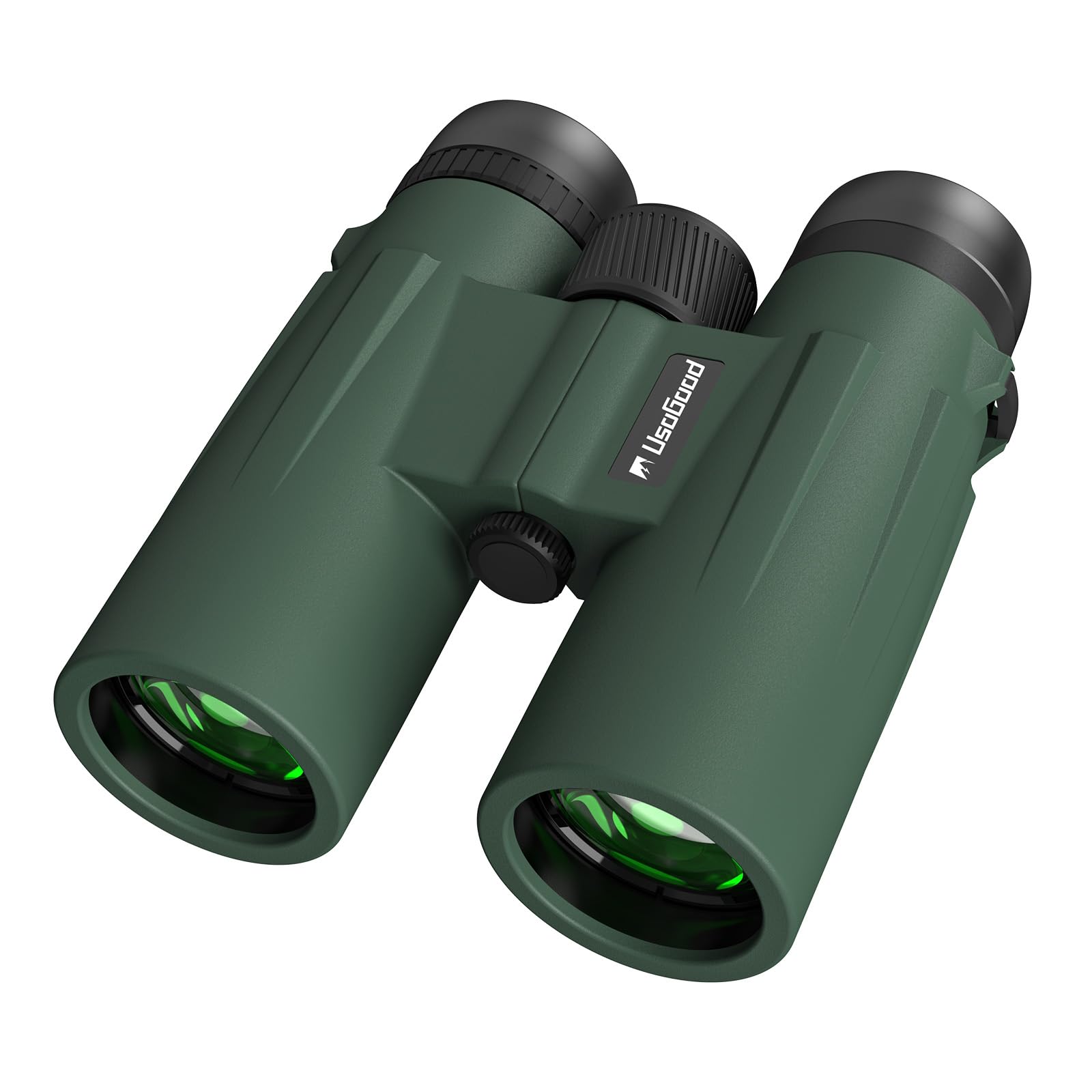 usogood High Power 12x50 Binoculars for Adults with BaK-4 Prisms & FMC Lens, Waterproof Green Binoculars for Bird Watching Stargazing Hunting Hiking