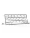 TECKNET 2.4G Wireless Keyboard, Small Keyboards with Media Hotkeys, Ultra Slim Compact Wireless Keyboard, 12-Month Battery Life, Compatible with PC,