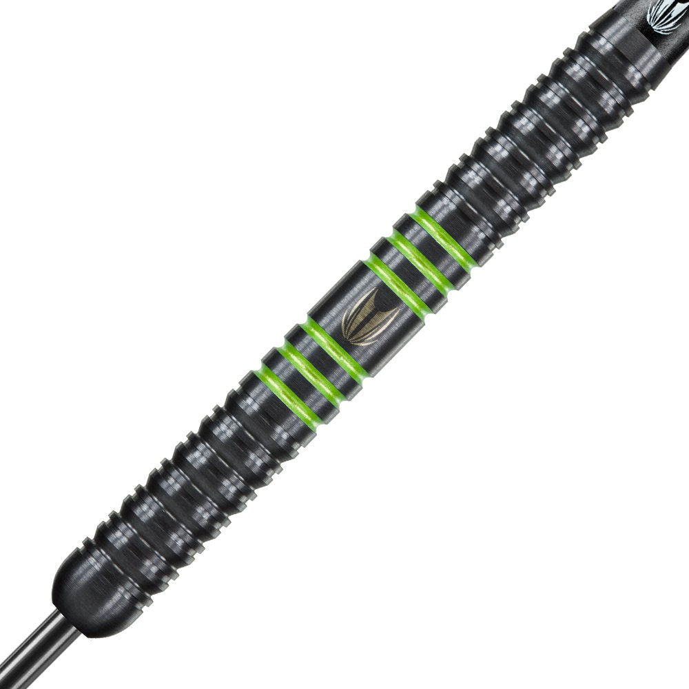 Target Darts Vapor 8 Black 80% Tungsten Steel Tip Darts Set 21 G Green