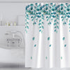 Tennove Shower Curtain 180 x 180cm Plants Leaves Thick Polyester Fabric Mildew Resistant Shower Curtain Liner for Bathroom Decor Waterproof Bath