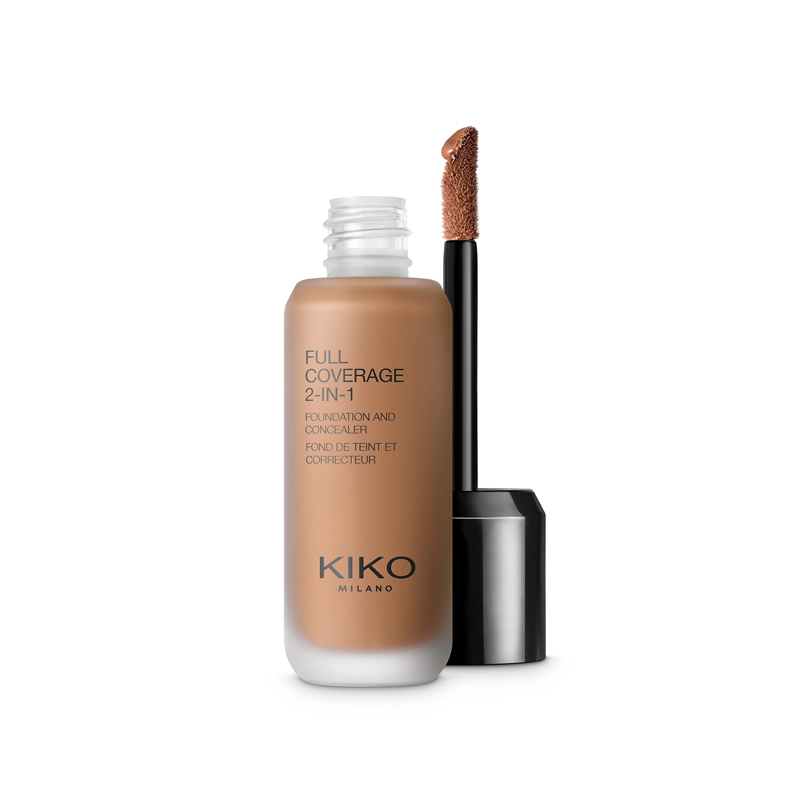 KIKO Milano Full Coverage 2 In 1 Foundation & Concealer N125, 2 In 1 Foundation And Concealer, Superior Coverage