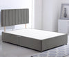 ComfoRest - Modern 4FT Small Double Divan Bed, NO DRAWER | Minimalist Frame for Compact Spaces | Reliable Design for Versatile Living Solutions (Grey