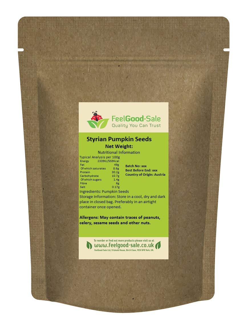 1kg European Pumpkin Seeds from Austria (dark green pumpkin seeds from the original Styrian pumpkin)