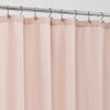 ALYVIA SPRING Pink Shower Curtain Liner Fabric with 3 Magnets - Waterproof Soft Hotel Quality Cloth Shower Curtain for Bathroom, Light-Weight &