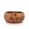 Kimona Yarn Storage Wooden Yarn Storage Bowl | Knitting Wool Storage Basket Round Bowl Handmade for Mom & Knitting Lovers (20.32cm x 20.32cm x